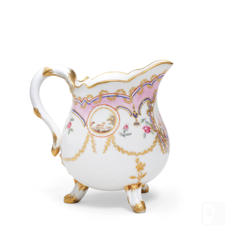 A Sèvres milk jug (pot à lait à trois pieds), circa 1780 - 图2